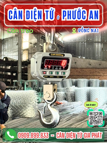 Cân điện tử Phước An Đồng Nai - Cân Gia Phát