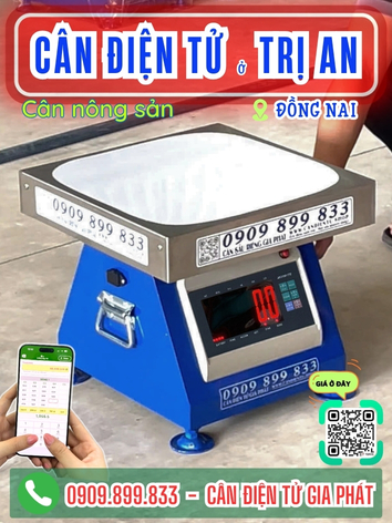 Cân điện tử ở xã Trị An Đồng Nai