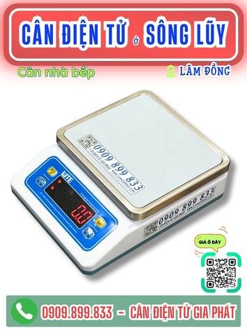 Cân điện tử ở xã Sông Lũy Lâm Đồng