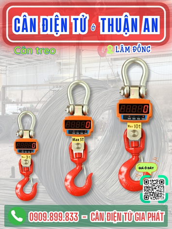 Cân điện tử ở xã Thuận An Lâm Đồng