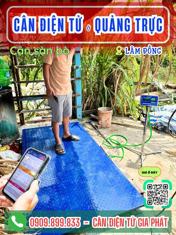 Cân điện tử ở Quảng Trực Lâm Đồng - Cân Gia Phát