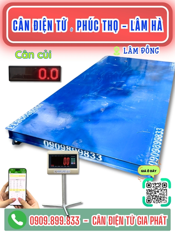 C&acirc;n điện tử ở Ph&uacute;c Thọ - L&acirc;m H&agrave; L&acirc;m Đồng - C&acirc;n Gia Ph&aacute;t