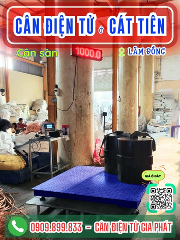 C&acirc;n điện tử ở C&aacute;t Ti&ecirc;n L&acirc;m Đồng - C&acirc;n Gia Ph&aacute;t