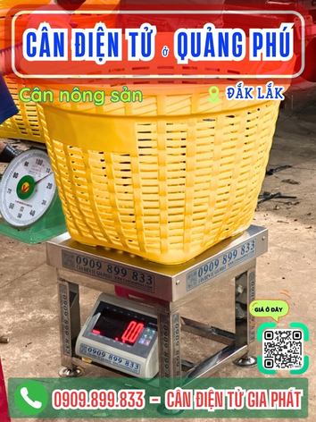 Cân điện tử ở xã Quảng Phú Đắk Lắk


