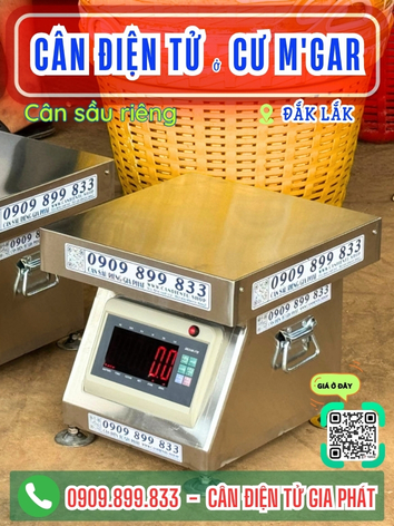 Cân điện tử ở xã Cư M'gar Đắk Lắk